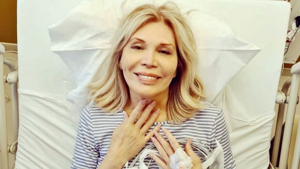 Amanda Lear ospedale operazione cuore