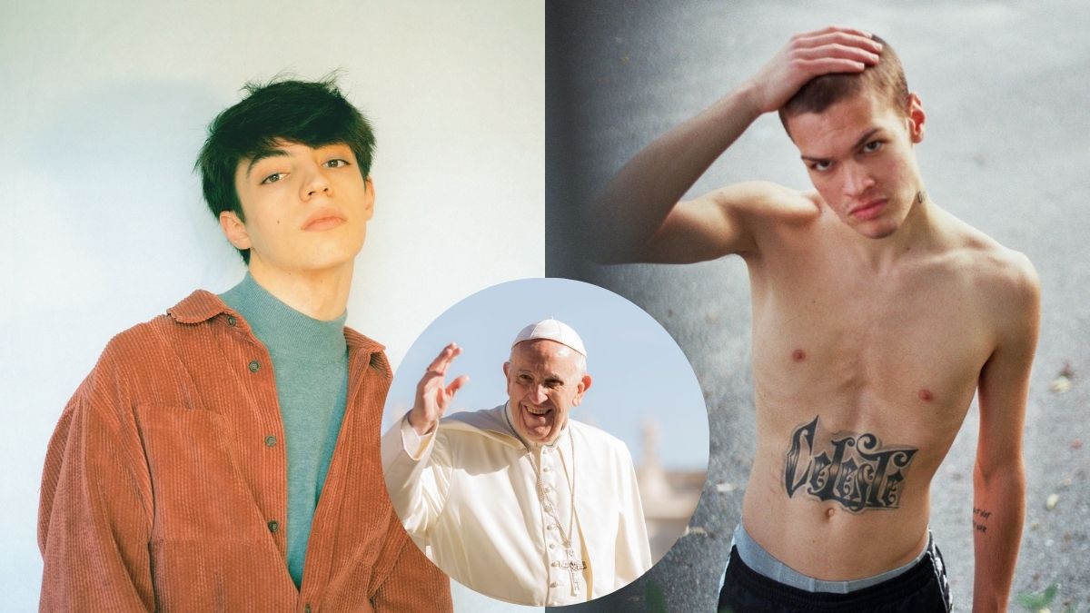 Matteo Romano Blanco Papa Francesco