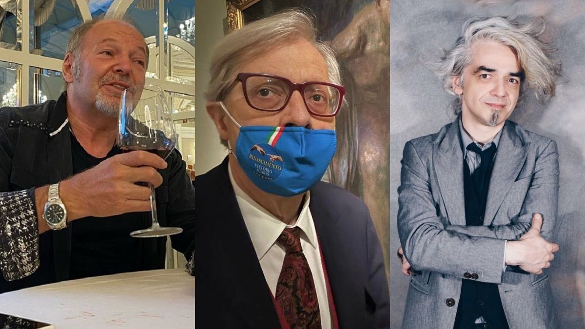 Vasco Rossi Morgan Vittorio Sgarbi