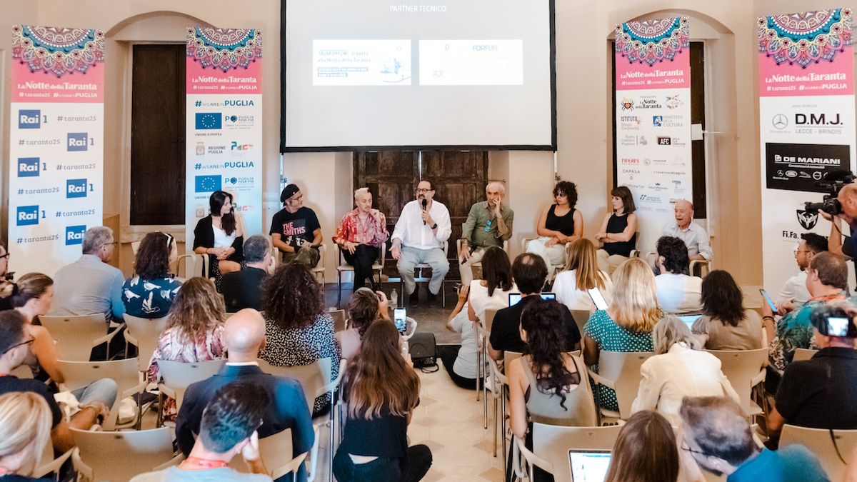 Notte della Taranta 2022 conferenza stampa
