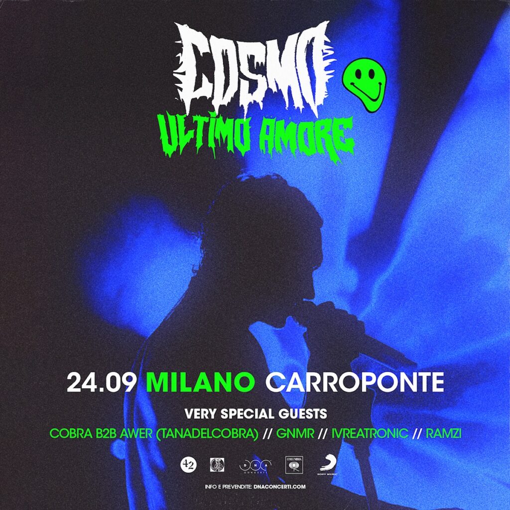 Cosmo chiude il tour estivo con la festa "Milano Ultimo Amore"
