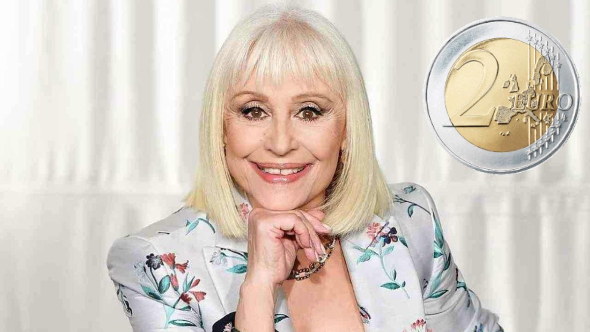 Raffaella Carrà 2 euro