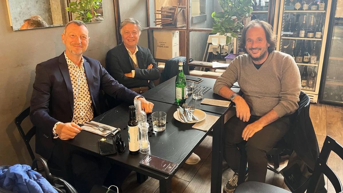 Sanremo 2023 Amadeus Leonardo De Amicis