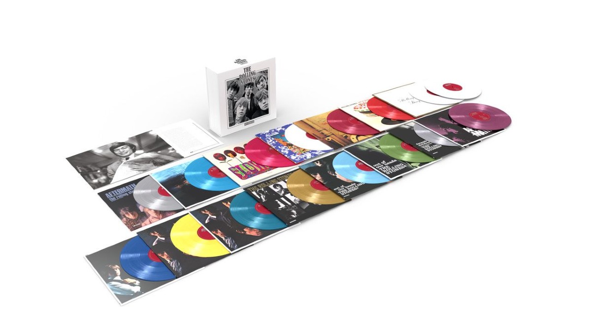 ROLLING STONES in mono COLOUR VINYL exploded