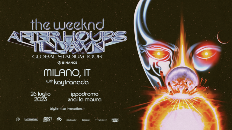 The Weeknd After Hours Til Dawn Tour 2023, in Italia una sola data