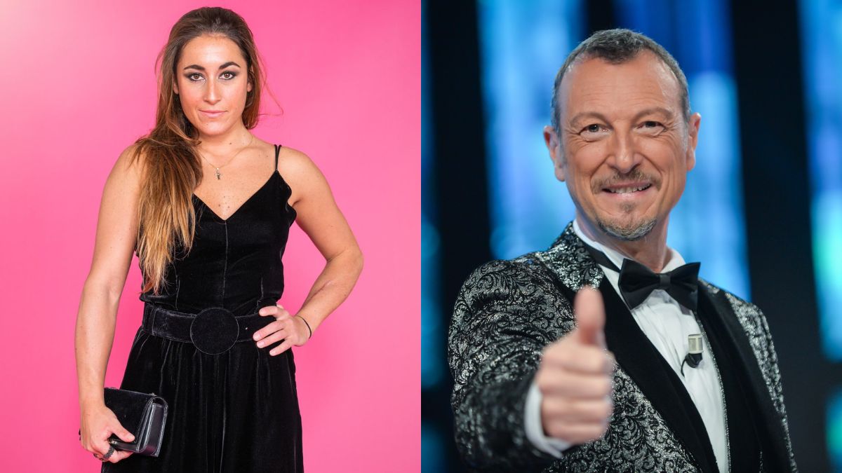 Amadeus Sofia Goggia Sanremo 2023