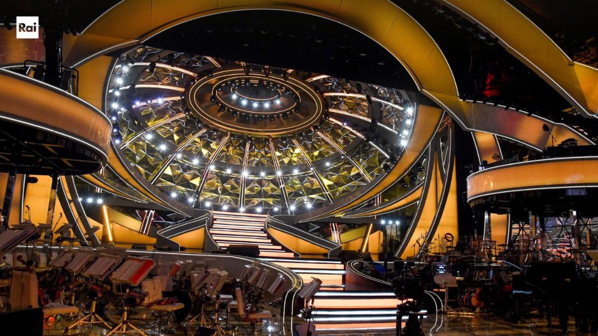 Sanremo 2023 scenografia