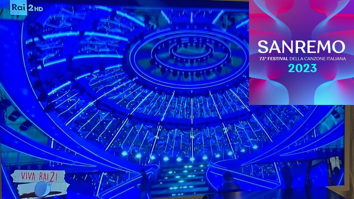 Sanremo 2023 scenografia