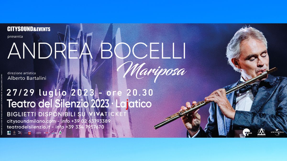 Andrea Bocelli, svelata l’opera che farà da scenografia al Teatro del Silenzio