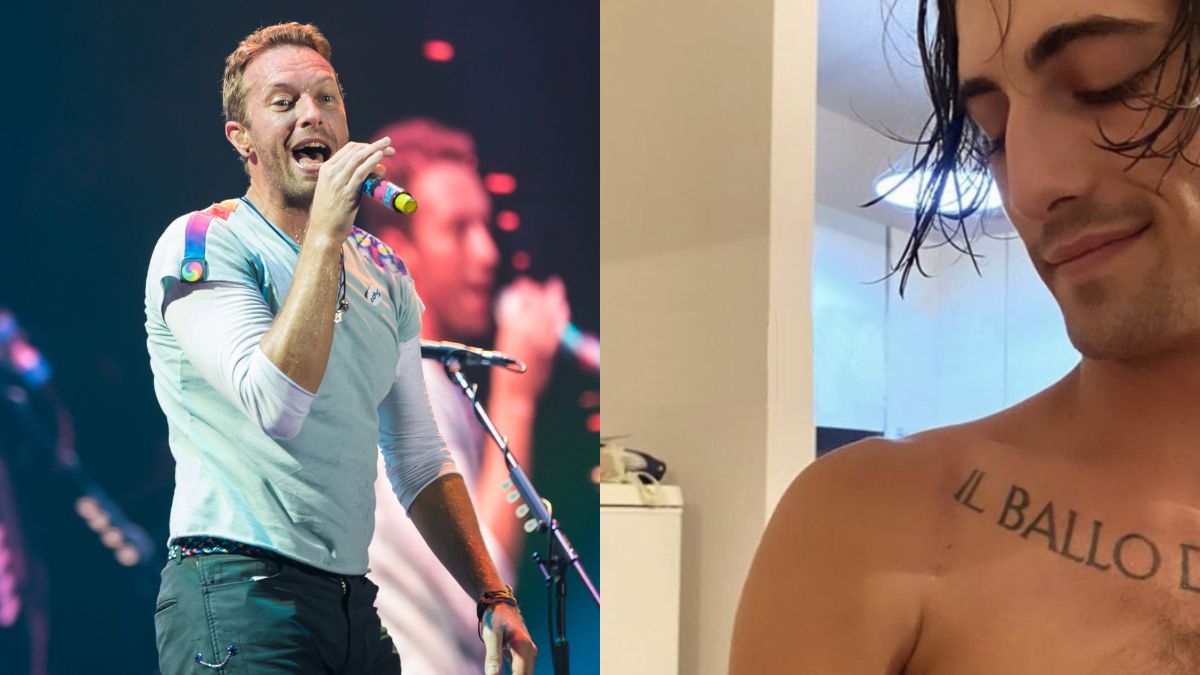 Maneskin Damiano Chris Martin