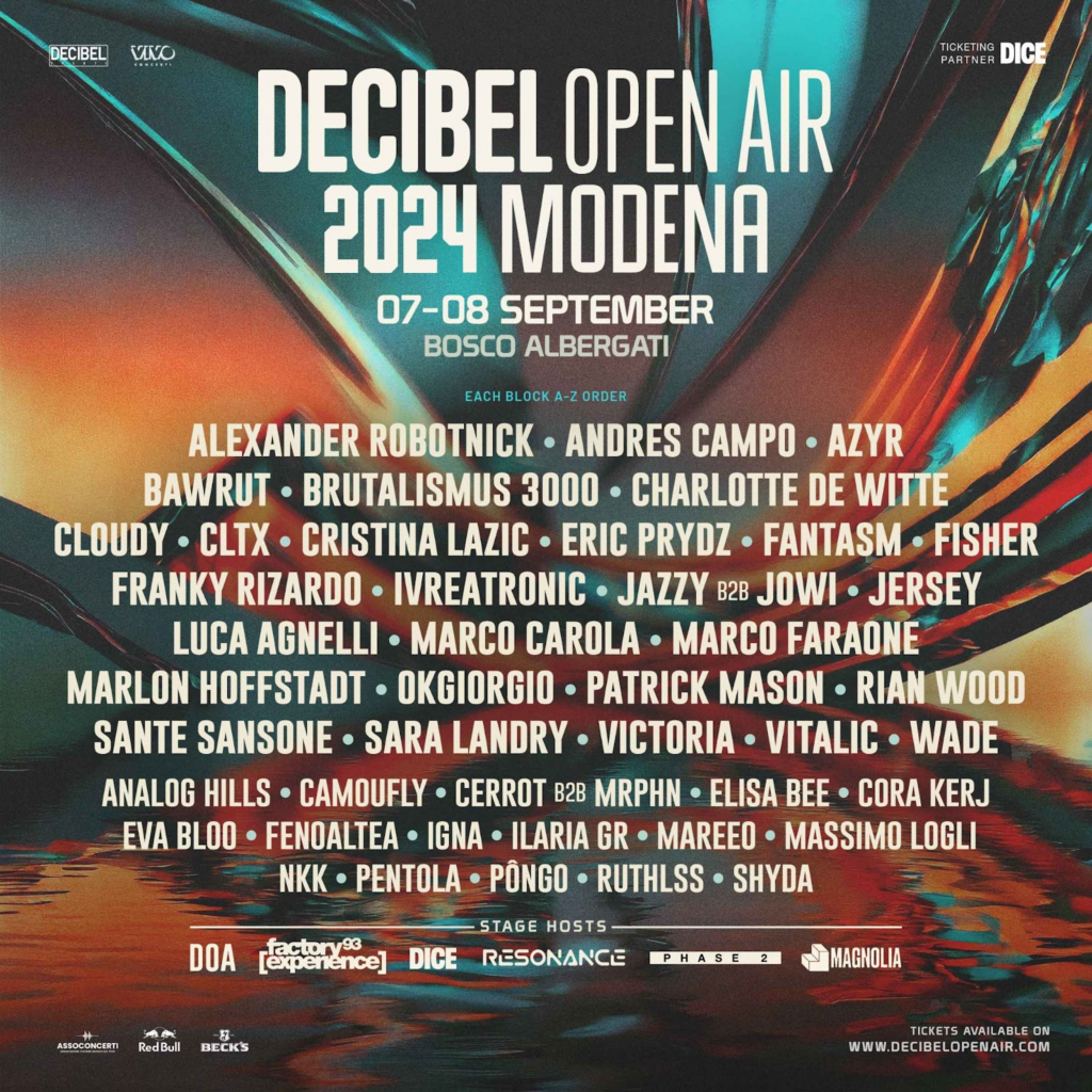 Decibel Open Air annuncia la full lineup dell’edizione 2024 imusicfun