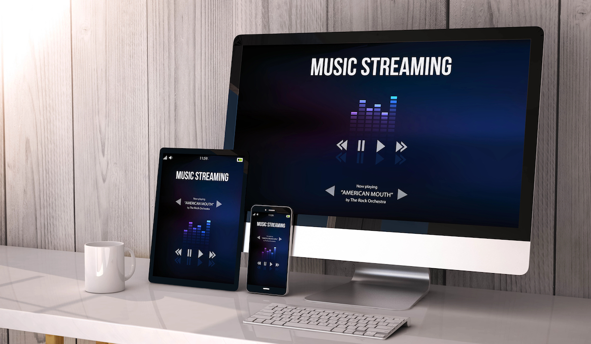 devices responsive on workspace music streaming online