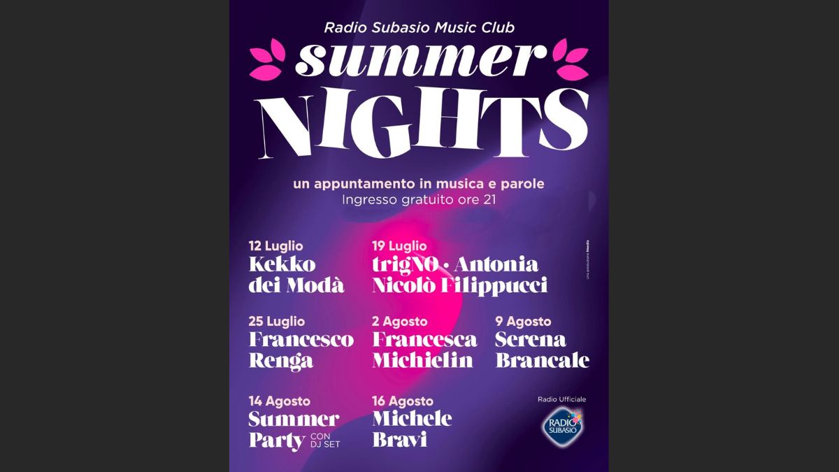 Radio Subasio Music Club Estate 2025