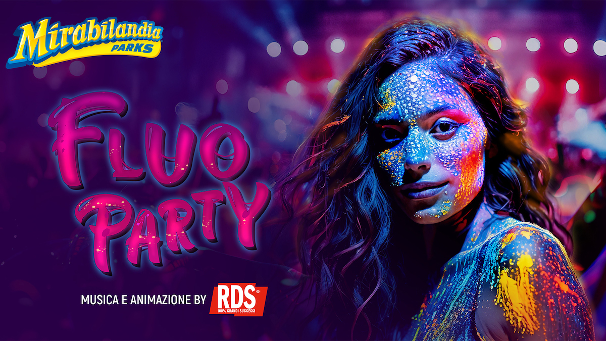 fluo party Mirabilandia