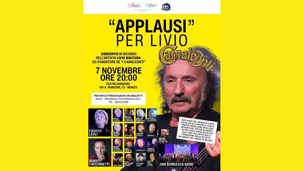 Applausi per Livio
