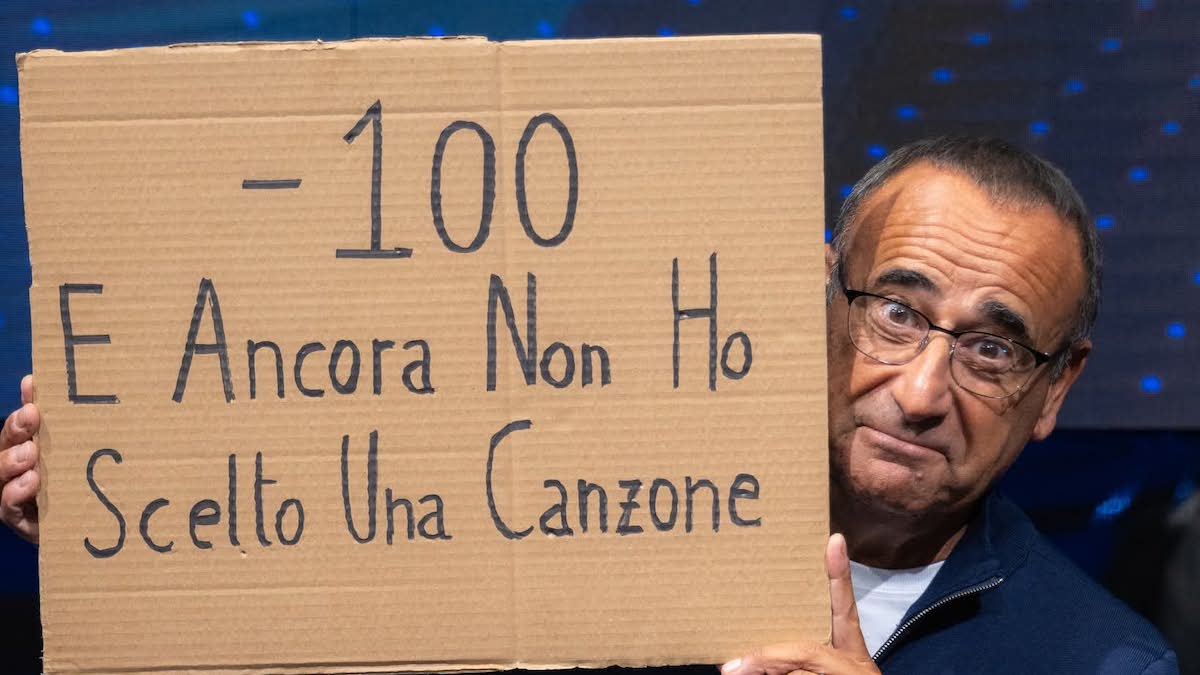 Carlo Conti aspettando Sanremo 2026