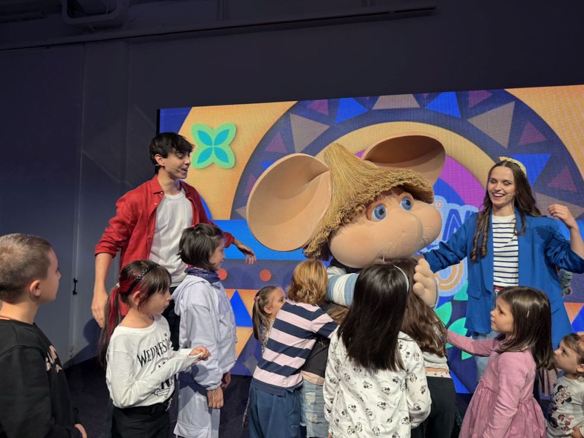 Mìmi e Nartico, mascotte Topo Gigio e bimbi