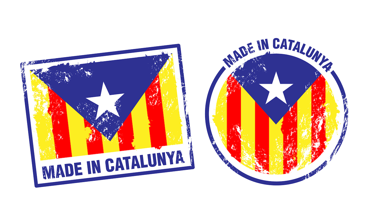 Made in Catalunya Vector Stamps