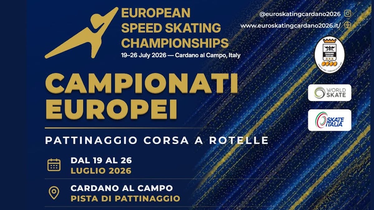 Europei di pattinaggio corsa 2026