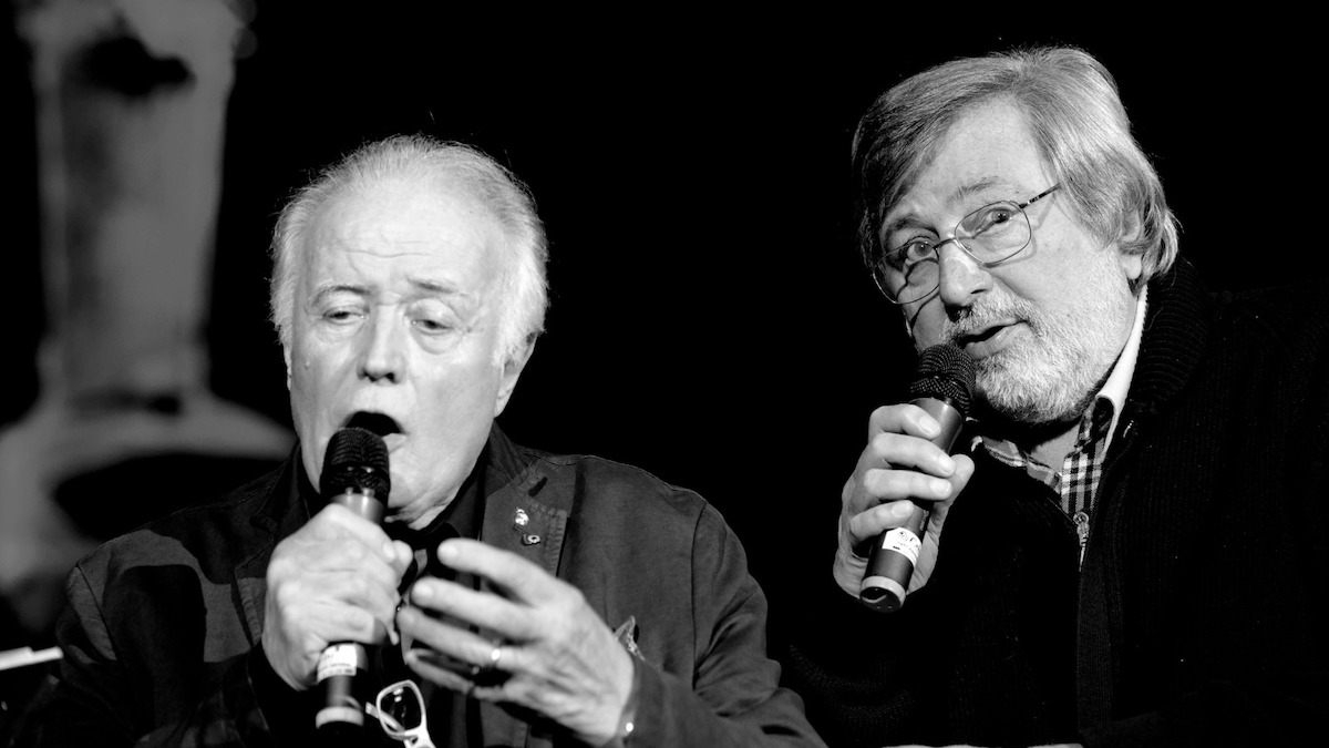Guido De Maria e Francesco Guccini 2 - Archivio fotografico Club Tenco