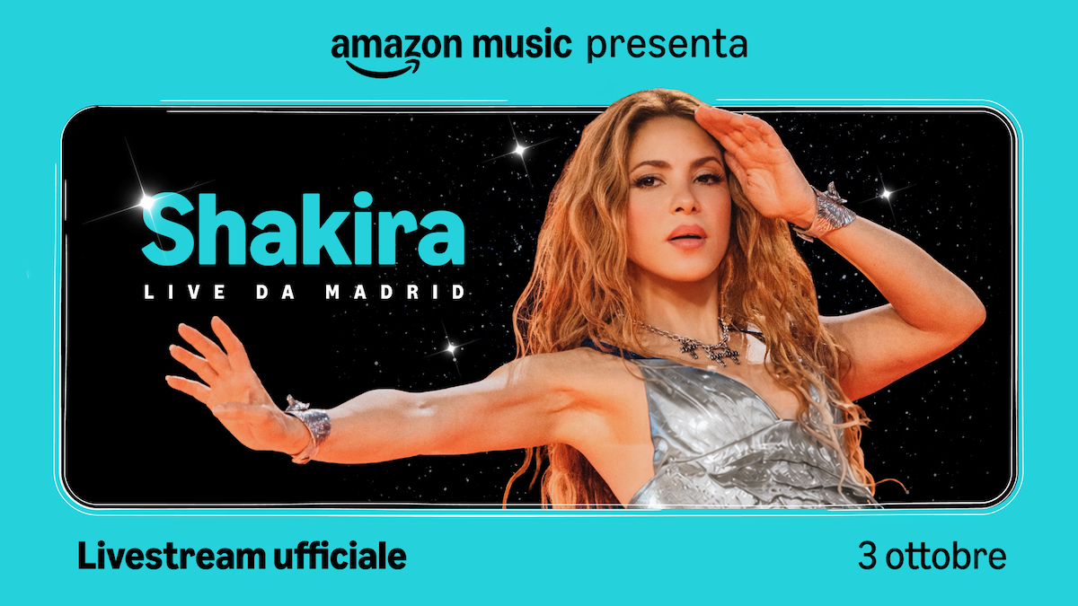 Amazon Music presenta Shakira livestream